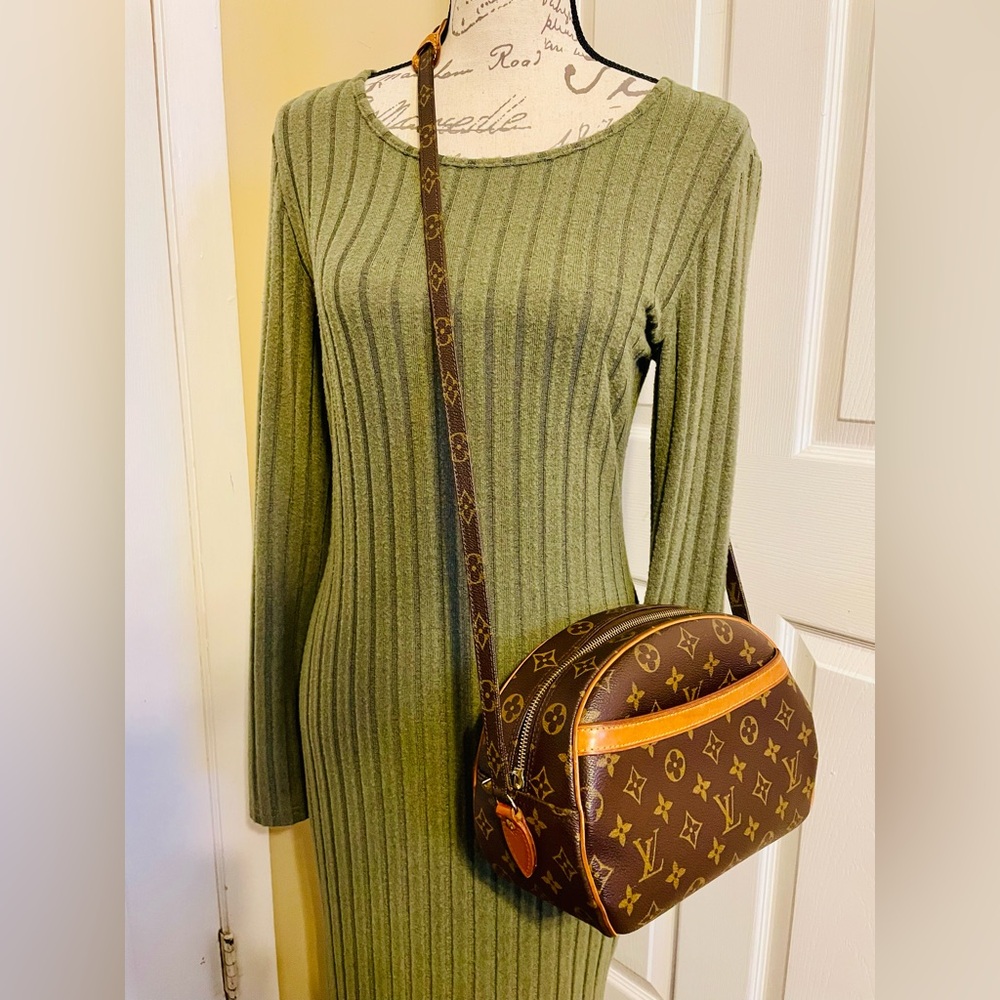 Louis Vuitton Blois Monogram Leather Shoulder Bag